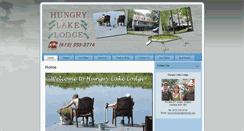 Desktop Screenshot of hungrylakelodge.ca